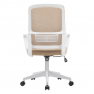 Irodai szék. bézs/fehér. SALOMO TYP 1