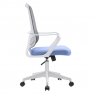 Irodai szék. neomint-világoskék/szürke/fehér. SALOMO TYP 1