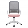 Irodai szék. rózsaszín/szürke/fehér. SALOMO TYP 1