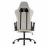 Irodai/gamer szék. fehér/fekete. PAPIBAS