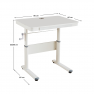 Novekvő íróasztal. fehér. JANIS