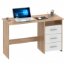 Számítógépasztal. sonoma tolgyfa/fehér. LARISTOTE NEW