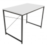 Íróasztal. fehér/fekete. 120x60 cm. MELLORA