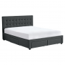 Ágy ráccsal. 180x200. szürke. MILARA