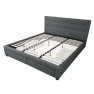 Ágy ráccsal. 180x200. szürke. MILARA