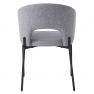 Étkezőszék. szürke/fekete. LONKA