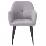 Étkezőszék. szürke/fekete. SENER