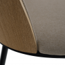 Étkezőszék. bézses barna/natúr fa/fekete. VUDIA