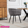 Étkezőszék. sotétszürke Velvet szovet/fekete. BLER