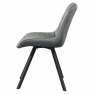 Étkezőszék. sotétszürke Velvet szovet/fekete. SAMIRA