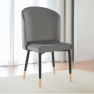 Étkezőszék. szürke Velvet szovet/fekete. UDAJA