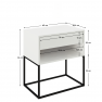 Éjjeliszekrény/kisasztal. fehér/fekete. ARTI TYP 2 Éjjeliszekrény/kisasztal. fehér/fekete. ARTI TYP 2