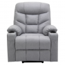 Állítható masszázs fotel. világosszürke. HUDSON