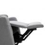 Állítható masszázs fotel. világosszürke. HUDSON