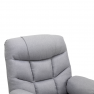 Állítható masszázs fotel. világosszürke. HUDSON