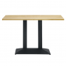 Bisztró asztal. tolgy sonoma/fekete. 120x60 cm. RINALDO TYP 2