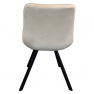 Étkezőszék. bézs Velvet szovet/fekete. SAMIRA