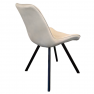 Étkezőszék. bézs Velvet szovet/fekete. SAMIRA