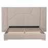 Ágy ágyráccsal és LED világítással. 160x200. bézs Velvet szovet. ALTESA