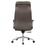 Irodaszék. szürkésbarna ekobőr/króm. ELADIO