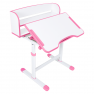 Novekvő íróasztal és szék. rózsaszín/fehér. set ZION