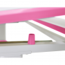 Novekvő íróasztal és szék. rózsaszín/fehér. set ZION