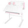 Novekvő íróasztal. rózsaszín/fehér. ADAN