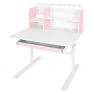 Novekvő íróasztal. rózsaszín/fehér. ADAN