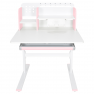Novekvő íróasztal. rózsaszín/fehér. ADAN