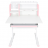 Novekvő íróasztal. rózsaszín/fehér. ADAN