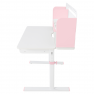 Novekvő íróasztal. rózsaszín/fehér. ADAN