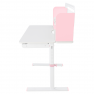 Novekvő íróasztal. rózsaszín/fehér. ADAN