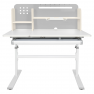 Novekvő íróasztal. szürke/fehér. ODIN