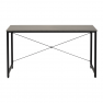 Íróasztal. beton/fekete. 150x60 cm. MELLORA
