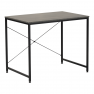 Íróasztal. beton/fekete. 90x60 cm. MELLORA