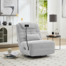 Luxus forgó fotel. hintafotel. világosszürke. UMBRO Luxus forgó fotel. hintafotel. világosszürke. UMBRO