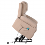 Masszázsfunkciós. donthető fotel fűtéssel. barna. LIFTELO