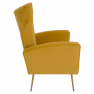 Relaxfotel. sárga Velvet szovet. BARET