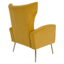 Relaxfotel. sárga Velvet szovet. BARET