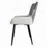 Étkezőszék. szürke/fekete. ADRINA