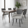 Étkezőszék. szürke/fekete. ADRINA