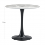 Étkezőasztal. szürke márvány/fekete. átmérő 90 cm. LORIAN TYP 1 Étkezőasztal. szürke márvány/fekete. átmérő 90 cm. LORIAN TYP 1
