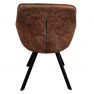 Forgó étkezőszék. sotétbarna szovet csiszolt bőr hatással. SAMANTA
