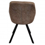 Forgó étkezőszék. szürkésbarna szovet csiszolt bőr hatással. SAMANTA