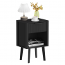 Éjjeliszekrény. fekete. TOBI Éjjeliszekrény. fekete. TOBI