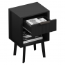 Éjjeliszekrény. fekete. TOBI Éjjeliszekrény. fekete. TOBI