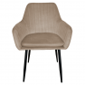Dizájnos fotel. szürkésbarna Taupe Velvet anyag. ZIRKON NEW