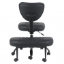 Ergonomikus térdeplőszék. fekete műbőr/fekete. SAMER Ergonomikus térdeplőszék. fekete műbőr/fekete. SAMER