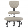 Ergonomikus térdeplőszék. szürkésbarna Taupe ekobőr/fekete. SAMER Ergonomikus térdeplőszék. szürkésbarna Taupe ekobőr/fekete. SAMER